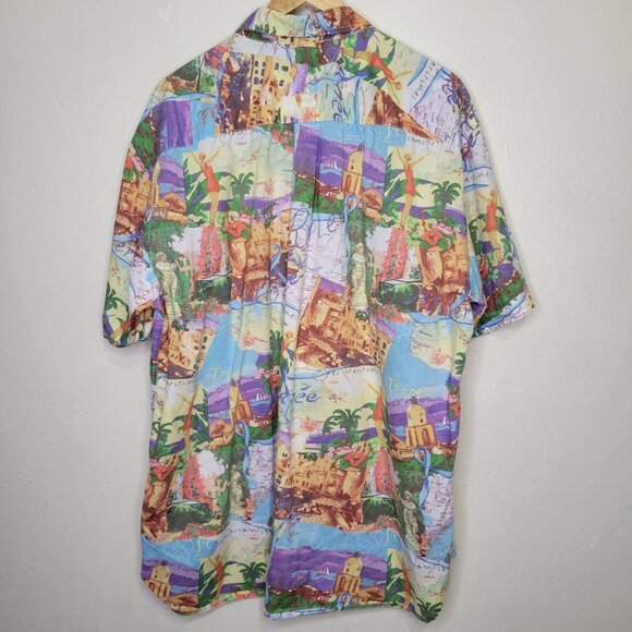 Tommy Hilfiger Top Vacation Button Down, Size XL - Picture 5 of 7
